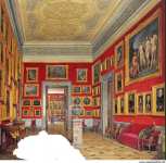 Hau Edward Petrovich Interiors of the New Hermitage. The Room of the German School01 - Hermitage